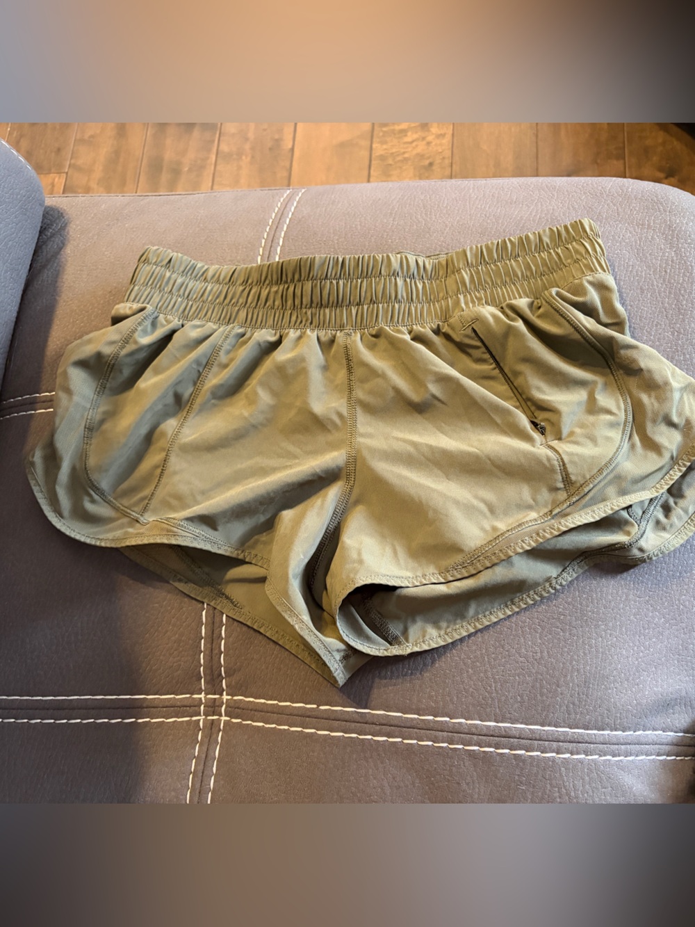 lululemon athletica Olive Green Women's Running Shorts